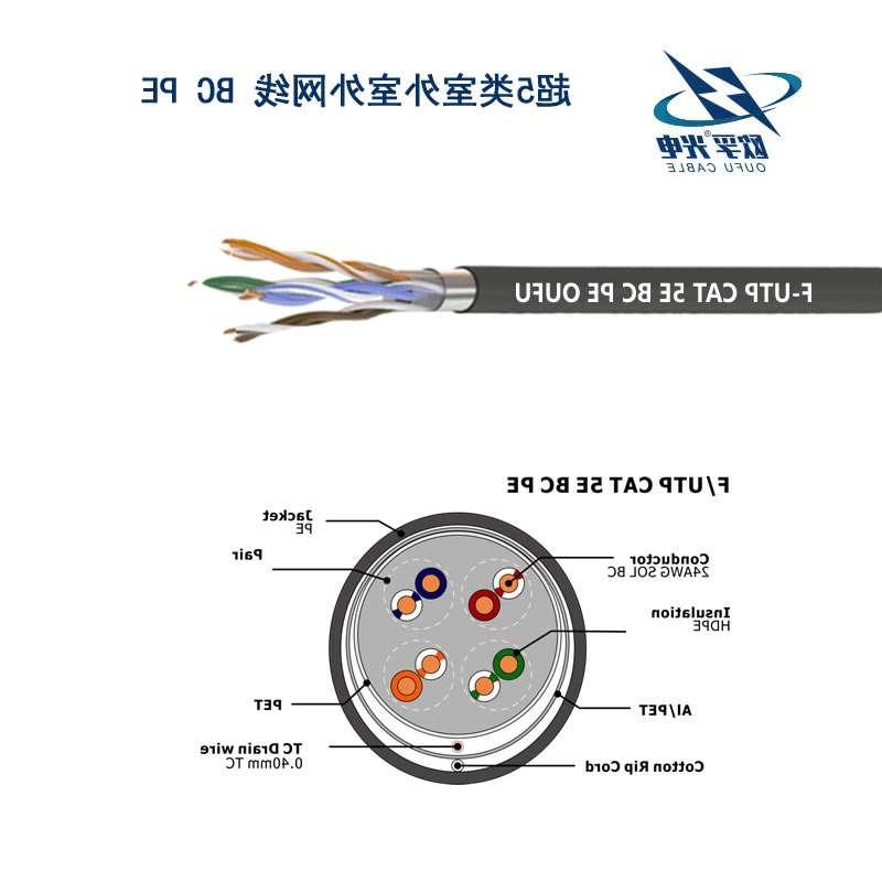 昌吉回族自治州F/UTP超五类4对屏蔽室外电缆(24AWG)
