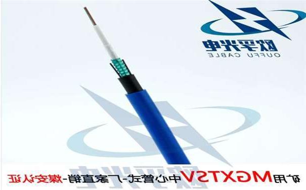 潮州市欧孚MGXTSV-8B1 矿用单模阻燃光缆G652D纤芯煤安证书